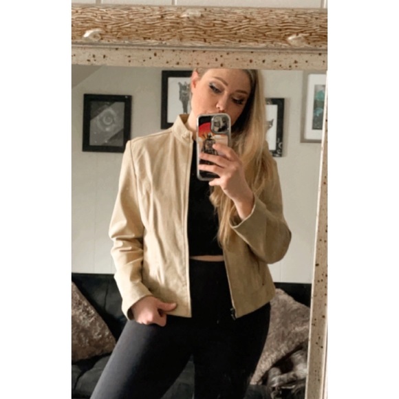 Valerie Stevens 100% Genuine Leather Jacket Size M - Picture 1 of 6